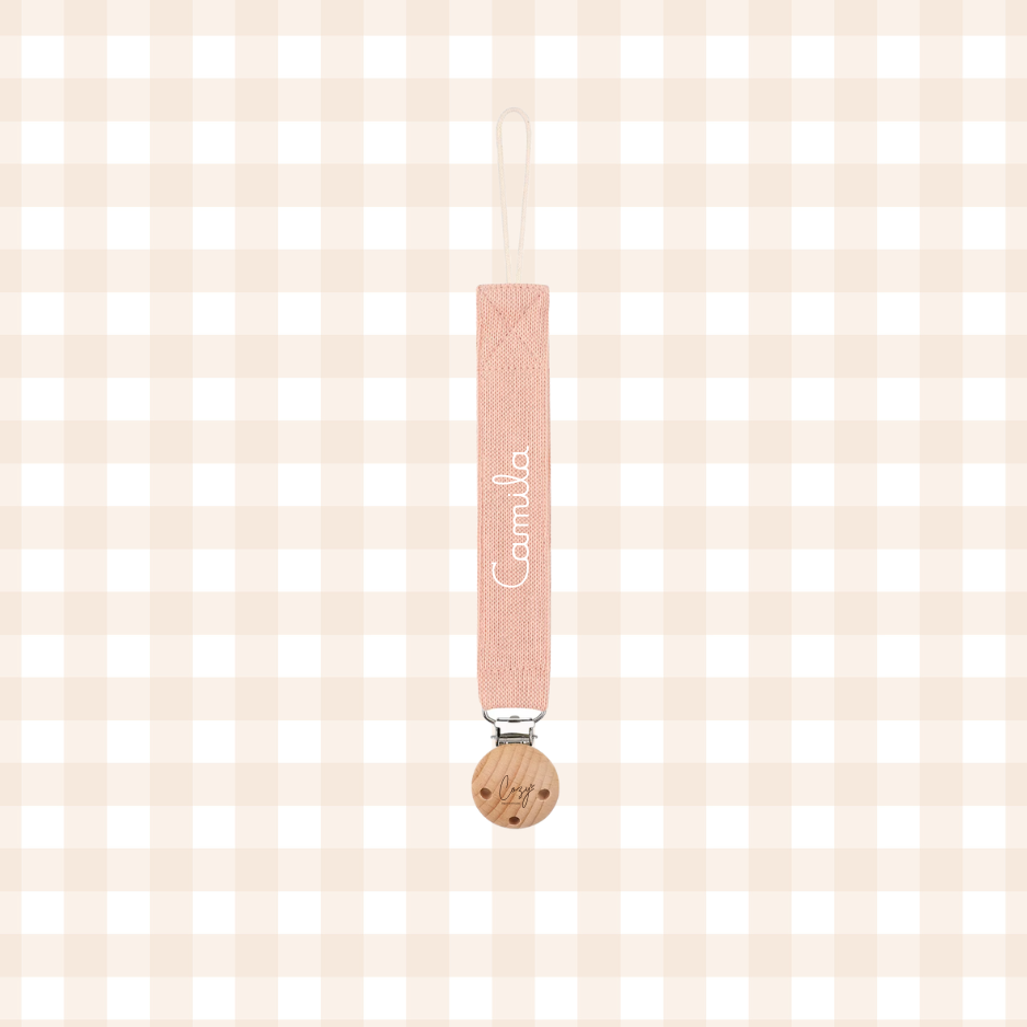 PRÉ-VENDA | Prendedor Chupeta Personalizado - Rosa