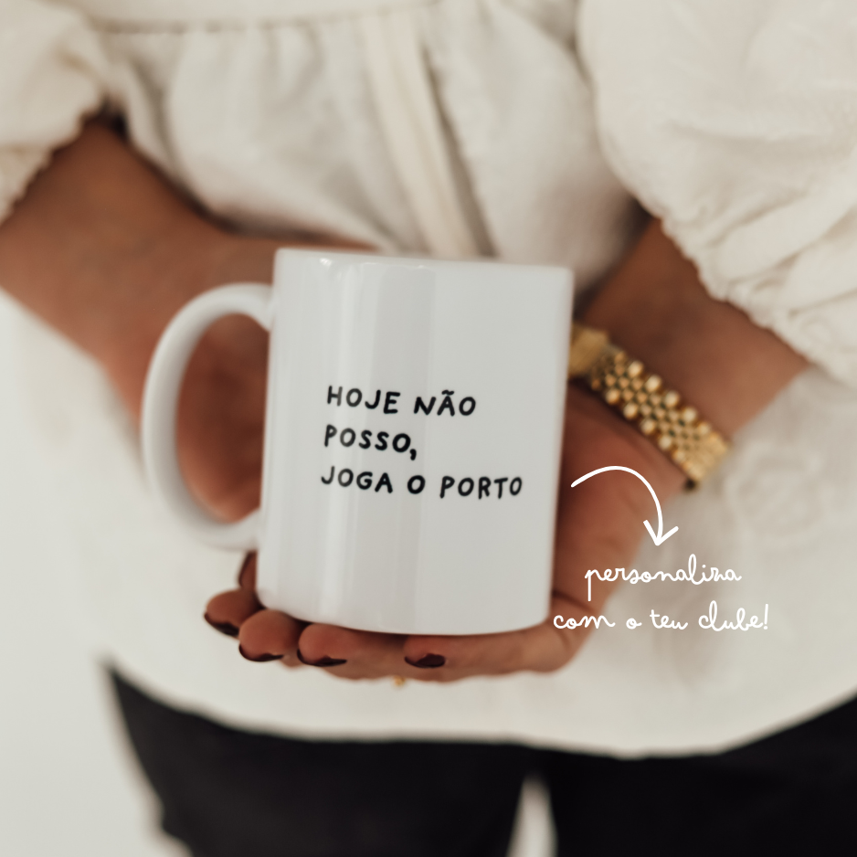 Caneca " Hoje não posso, joga ..."